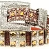 Women's Brown Crocodile Print Belt With Square Rhinestones -Western Cowboy Equipment Store Blazin Roxx Ladies Fashion Belt prod 63805 l N3518402
