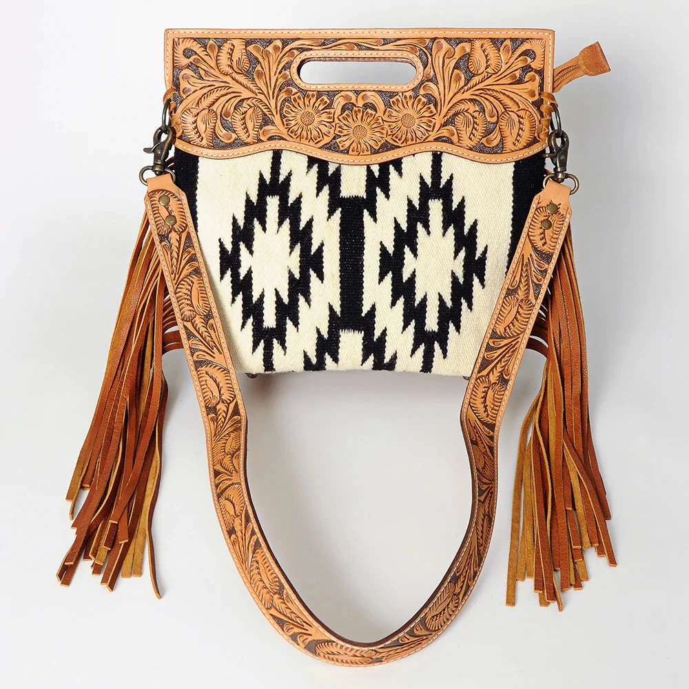 American Darling Black & White Aztec Crossbody 4 American Darling Black & White Aztec Crossbody - Image 2