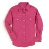 Wrangler Hot Pink Girls Pearl Snap Shirt -Western Cowboy Equipment Store GW1003K
