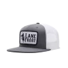 Lane Frost Brand Grey & White "Gangster" Cap 1 Lane Frost Brand Grey & White "Gangster" Cap -Western Cowboy Equipment Store Gangster