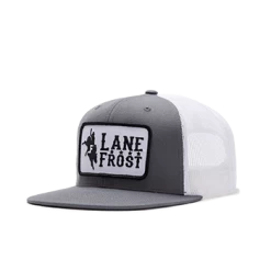 Lane Frost Brand Grey & White "Gangster" Cap