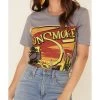 Bohemian Cowgirl Gunsomke Grey Tee -Western Cowboy Equipment Store Gunsmoke