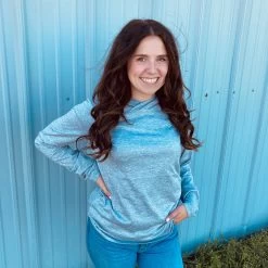 Hooey Ladies Light Weight Pullover-Grey