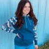 Hooey Rope Like A Girl Navy Aztec Hoodie -Western Cowboy Equipment Store HH1188NVAZb