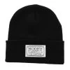 Hooey Rib-Knit Black Beanie W/ Mercantile Patch