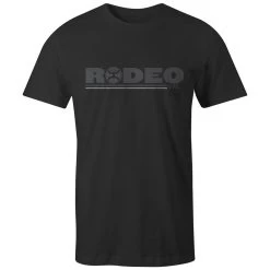Hooey Black And Grey Rodeo Logo Tee