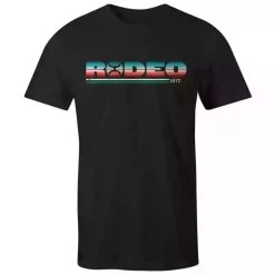 Hooey Youth Black Tee Graphic Serape Rodeo