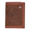 Hooey Basket Weave Trifold Wallet -Western Cowboy Equipment Store HTR002 BR FRONT 800x b49f8083 2ea4 429d ba90 f6dca632d6e6