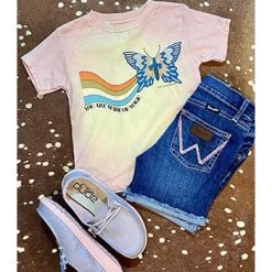 Wrangler Girls "Emmerson" Jean Shorts -Western Cowboy Equipment Store IMG 1368