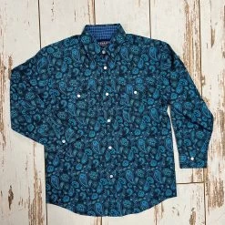 Panhandle Slim Boys Paisley Long Sleeve Shirt