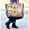 Grey Aztec Boho Tote -Western Cowboy Equipment Store IMG 8584