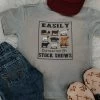 Kid's Easily Distracted By Stock Show Tee -Western Cowboy Equipment Store K1071