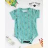 Infant Boy's Turquoise Cowboys And Indians Onesie -Western Cowboy Equipment Store KIDSRoughHouseOnesie thumbnail