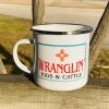 Wranglin Kids & Cattle Campfire Mug -Western Cowboy Equipment Store L5032