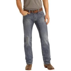 Rock & Roll Slim Fit Straight Leg ReFlex Denim Jean 6 Rock & Roll Slim Fit Straight Leg ReFlex Denim Jean -Western Cowboy Equipment Store M1R2777