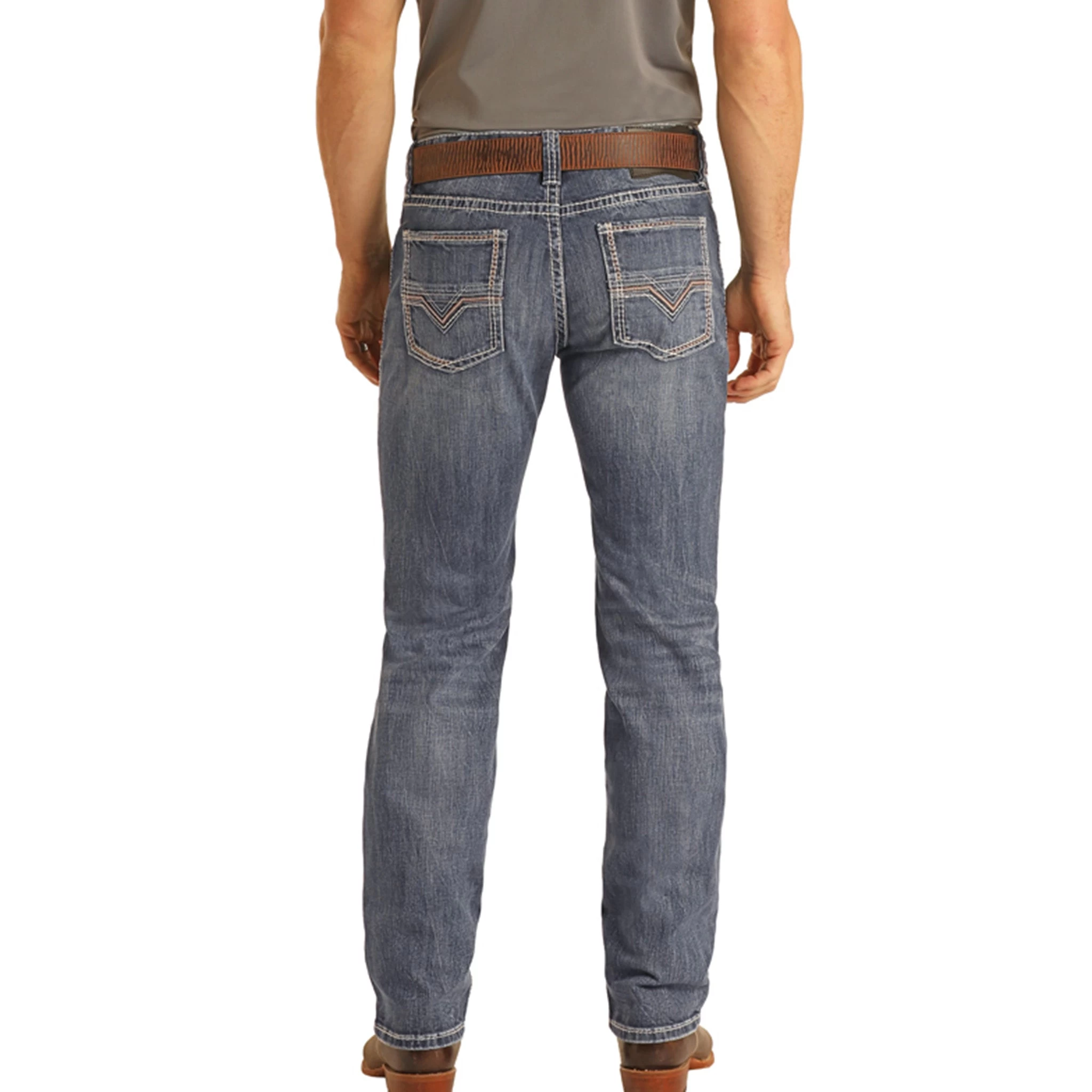 Rock & Roll Slim Fit Straight Leg ReFlex Denim Jean 3 Rock & Roll Slim Fit Straight Leg ReFlex Denim Jean