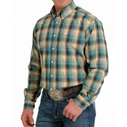CINCH Men's Plaid Button-Down Western Shirt -Western Cowboy Equipment Store MTW1105559 3