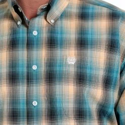 CINCH Men's Plaid Button-Down Western Shirt -Western Cowboy Equipment Store MTW1105559 4