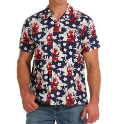 Men's Cinch Hawaiian Floral S/S