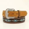 Men's Nocona Aztec Bead Belt -Western Cowboy Equipment Store N2413644