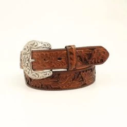Nocona Women's Embossed Floral Belt
