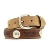 Nocona Men's Brown Ribbon Concho Belt -Western Cowboy Equipment Store N4421644