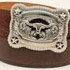 Nocona Kid's Brown Belt With Tooled Buckle -Western Cowboy Equipment Store Nocona Boys Classic Western Belt prod 64120 l N4428602