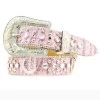 Kid's Pink Zebra Horseshoe Belt -Western Cowboy Equipment Store Nocona Girls Fashion Horseshoe Belt prod 63895 l N4411030