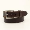 Men's Chocolate Plain Belt