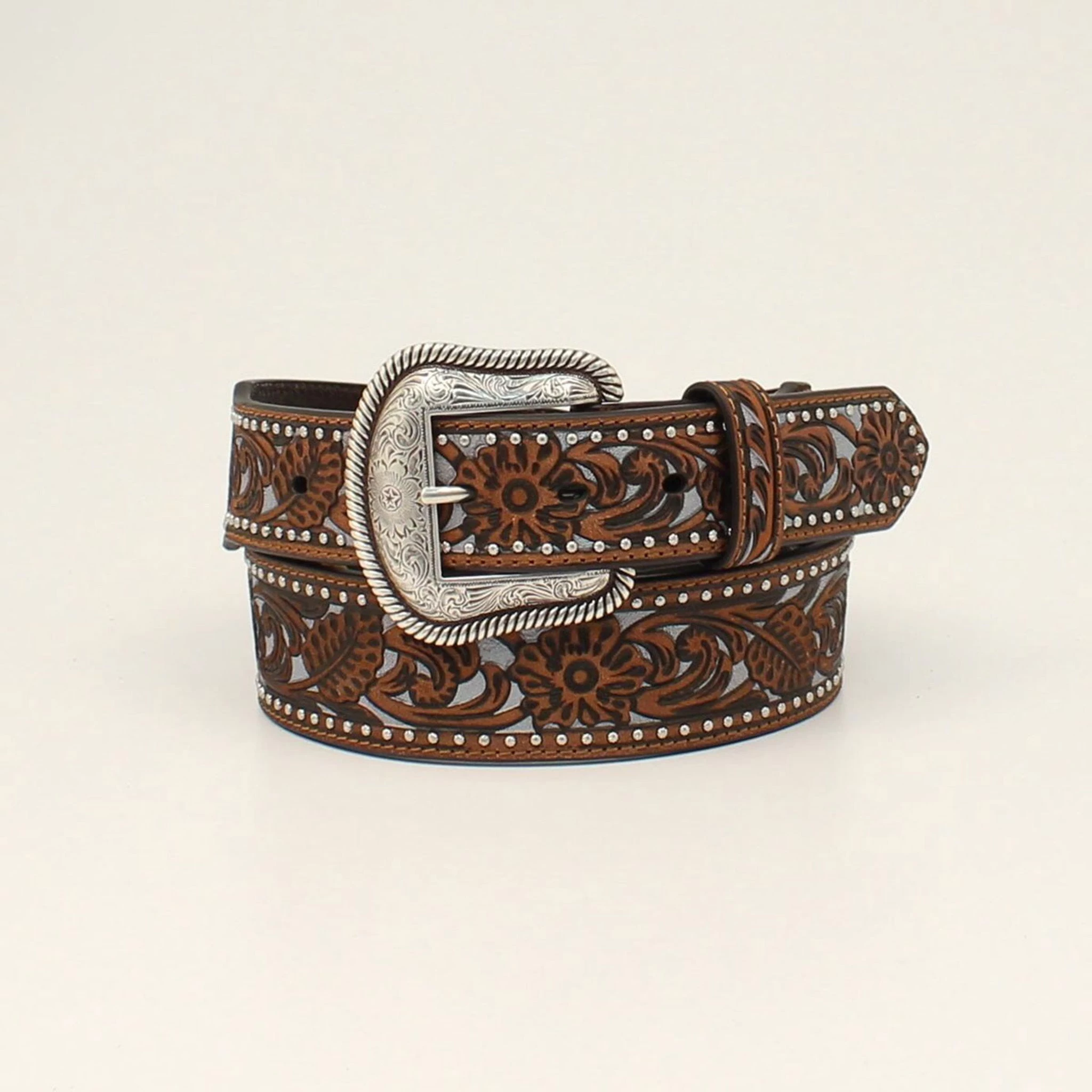 Nocona Floral Stud Belt