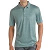 Panhandle Turquoise Polo -Western Cowboy Equipment Store PPMT51R0WF