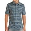 Panhandle Slim Men's Navy Aztec Polo 1 Panhandle Slim Men's Navy Aztec Polo -Western Cowboy Equipment Store PPMT51R0WZ