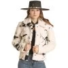 Powder River Outfitters Cow Print Micro Berber Jacket 1 Powder River Outfitters Cow Print Micro Berber Jacket -Western Cowboy Equipment Store PRWO92RZXJ