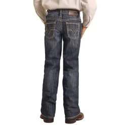 Boy's Rock & Roll Denim Dark Vintage Jeans