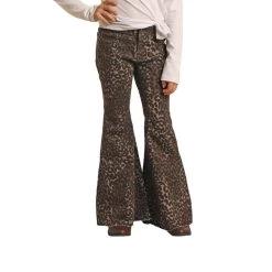 Rock & Roll Girls Cheetah Bell Jean-Cheetah Print