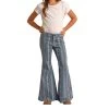 Rock & Roll Denim Girls' Bargain Button Bell Bottom Jeans -Western Cowboy Equipment Store RRGD7PR0RV