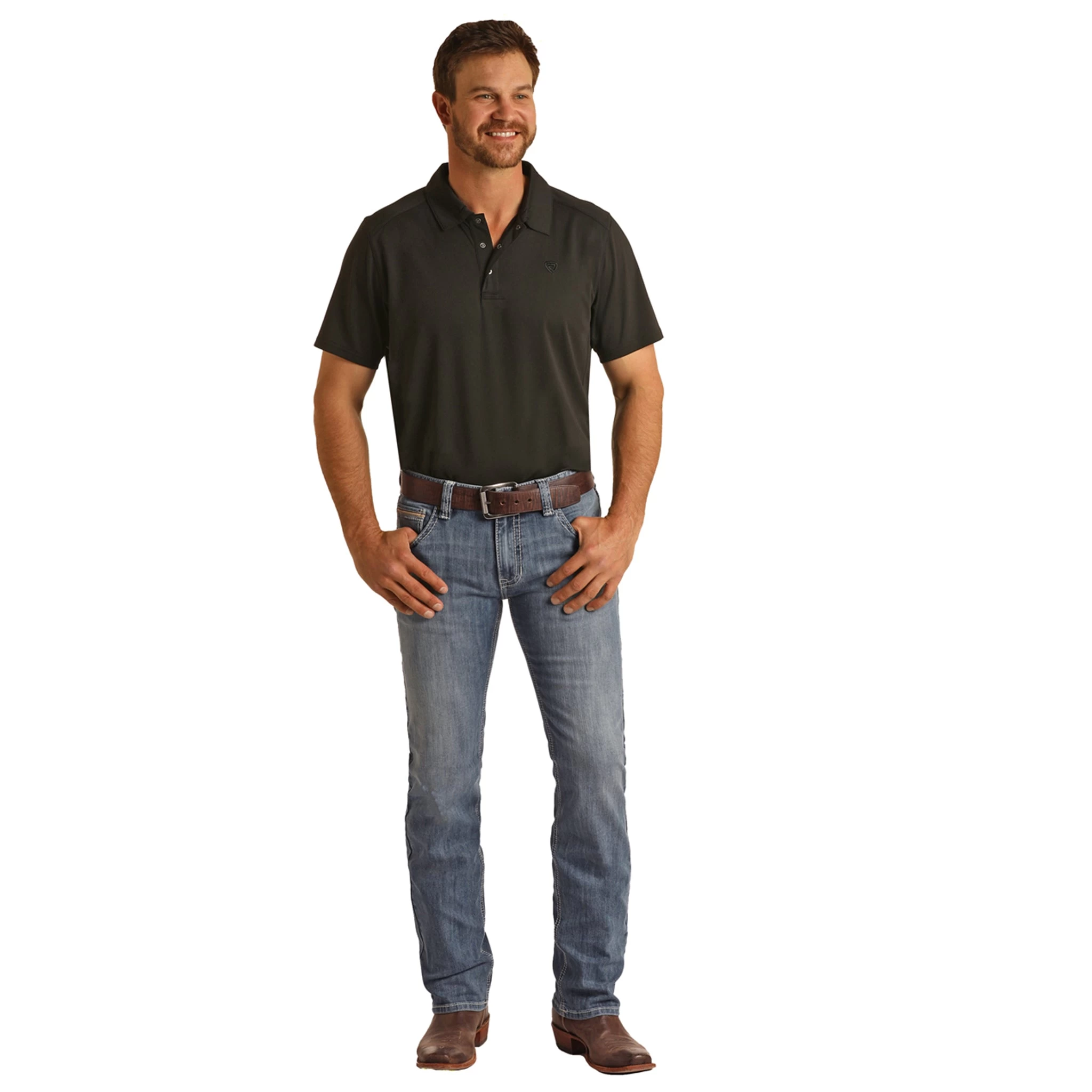 Rock & Roll Revolver Slim Fit Stretch Ivory V Straight Boot Cut Jeans 3 Rock & Roll Revolver Slim Fit Stretch Ivory V Straight Boot Cut Jeans