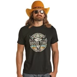 Black Dale Brisby Rodeo Time Tee