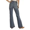 Rock & Roll Cowgirl Vintage High Rise Trouser Jeans 1 Rock & Roll Cowgirl Vintage High Rise Trouser Jeans -Western Cowboy Equipment Store RRWD5HRZQM Back 36588