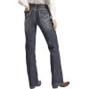 Rock & Roll Cowgirl Raised Denim Embroidery Jeans -Western Cowboy Equipment Store Rock Roll Denim Mid Rise Stretch Raised V Bootcut Riding Jean S 2 12559