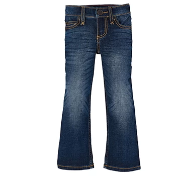 Wrangler Girl's Medium Wash Bootcut Jean 4 Wrangler Girl's Medium Wash Bootcut Jean - Image 2