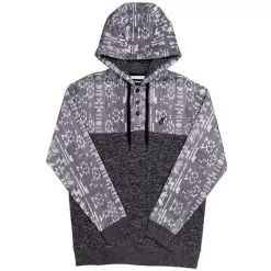 Hooey Men's Jimmy Grey Contrasting Hoody