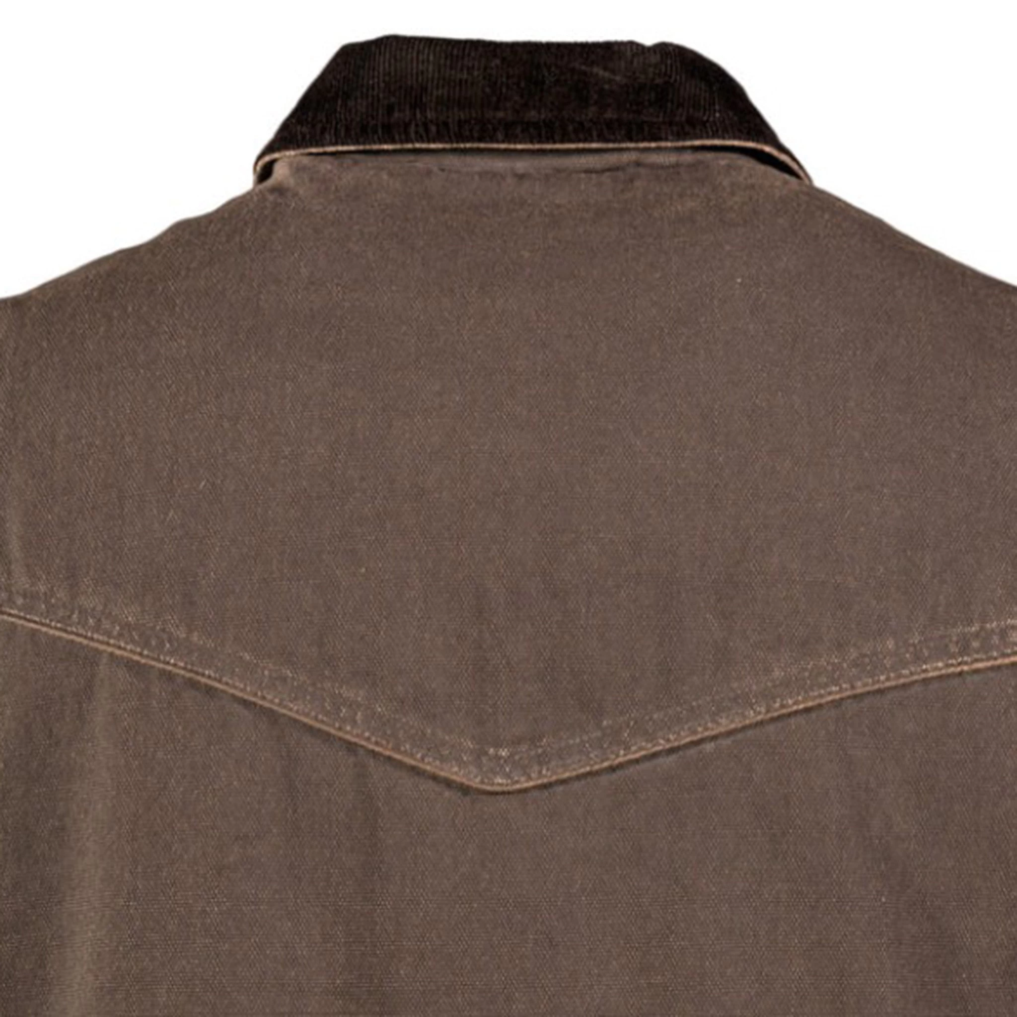 Outback Men's Brown Cattleman Vest 4 Outback Men's Brown Cattleman Vest - Image 2