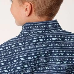Roper Boy's Aztec Print Shirt -Western Cowboy Equipment Store Screenshot2023 06 12092753