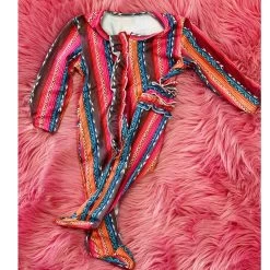 Serape Footie Romper