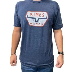 Kimes Ranch Midnight Navy Distance Tee
