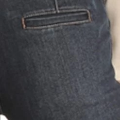 Rock & Roll Cowgirl Jr. Fit High Rise Dark Wash Trouser -Western Cowboy Equipment Store W8H2687 P