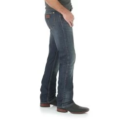 Wrangler Men's Retro Limited Edition Slim Bootcut Jeans -Western Cowboy Equipment Store WLT88BZ BS01 SWBB PRD
