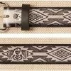 Aztec Gray Beige Belt -Western Cowboy Equipment Store XM 5503 2up