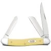W.R. Case & Sons Cutlery Co. Yellow Smooth Med Stockman Knife